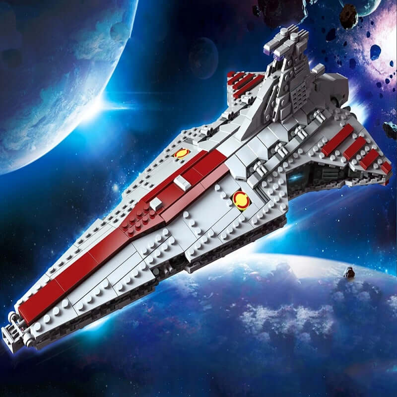 JIE STAR 67106 Star Wars Venator Attack Cruiser Building Blocks Set - 960pcs for Adults & Kids - Perfect for Collectors, Gifts & Creative Play