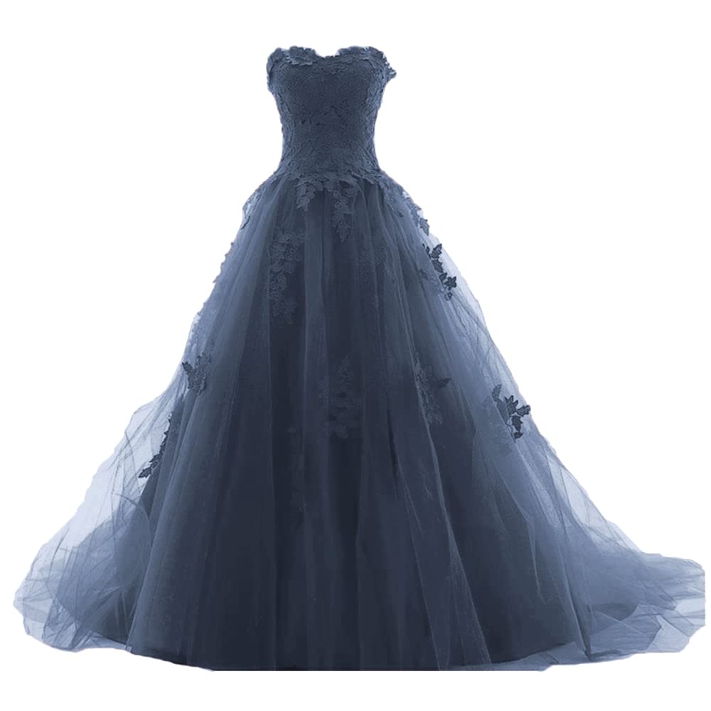 Elegant Sweetheart Floral Evening Gown for Women - Long Prom Party Dress with Puffy Skirt | Perfect for Weddings, Galas & Formal Events