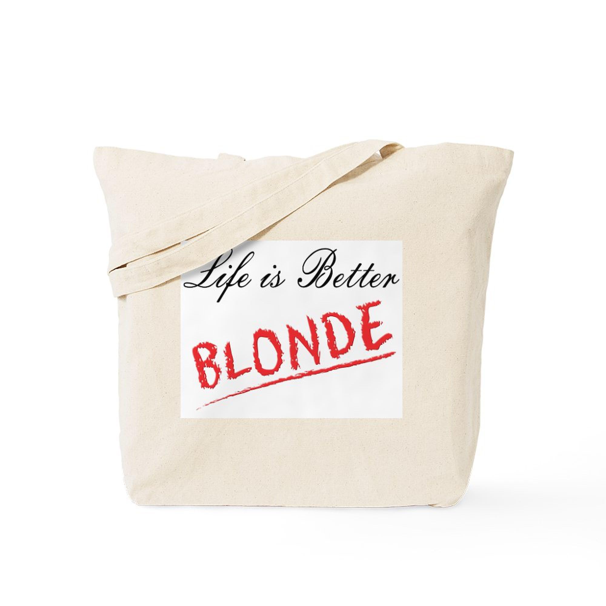 Better Blonde Natural Canvas Tote Bag - Eco-Friendly Reusable Shopping Bag for Women | Perfect for Groceries, Beach Trips & Everyday Use