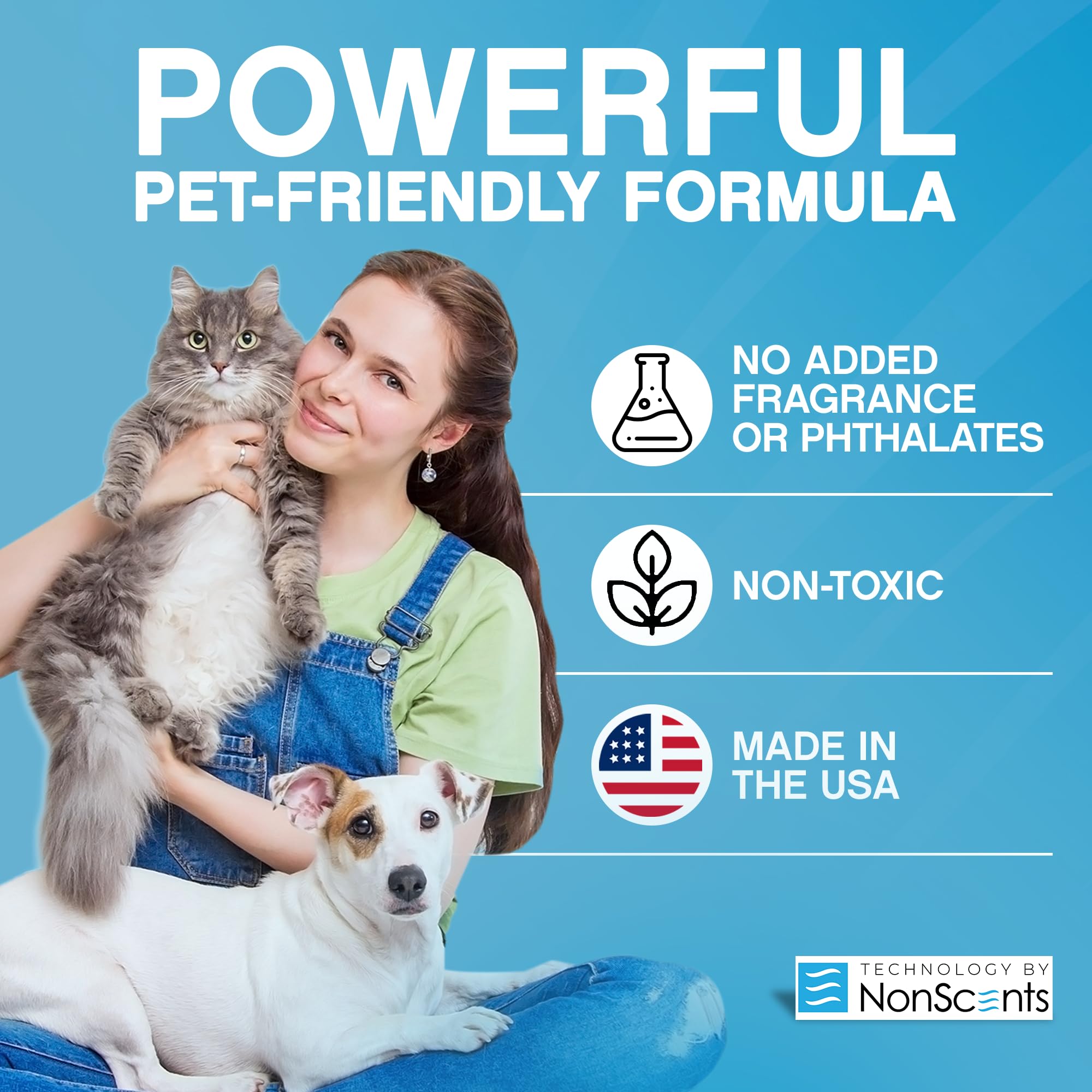 NonScents Cat Lover's Bundle - Odor-Free Cat Litter & Accessories for Multi-Cat Homes - Perfect for Small Apartments & Pet-Friendly Spaces