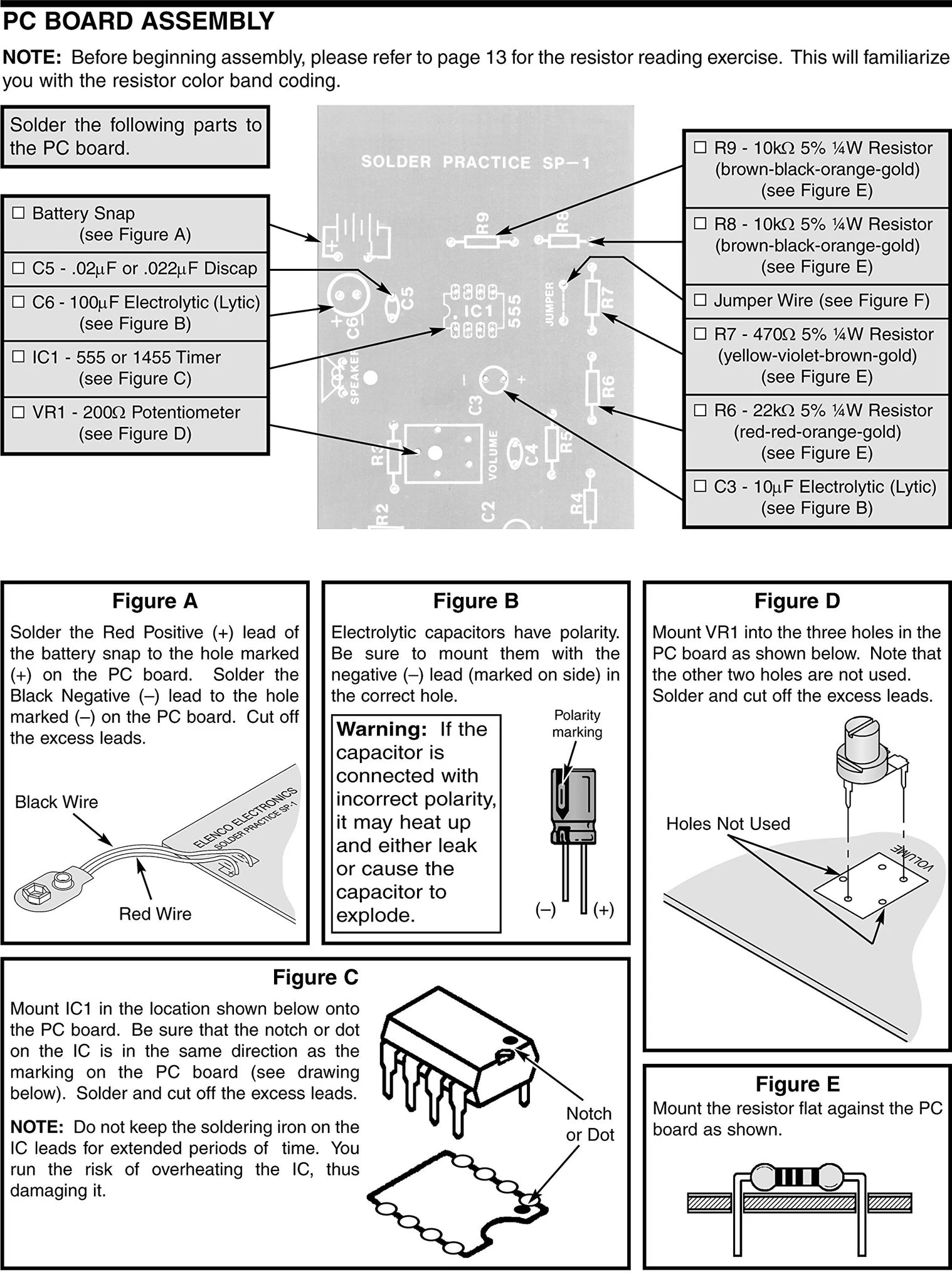 Elenco Practical Soldering Project Kit for Electronics Beginners - Learn to Solder with DIY Circuit Board Projects - Perfect for STEM Education, Home Workshops & School Science Labs