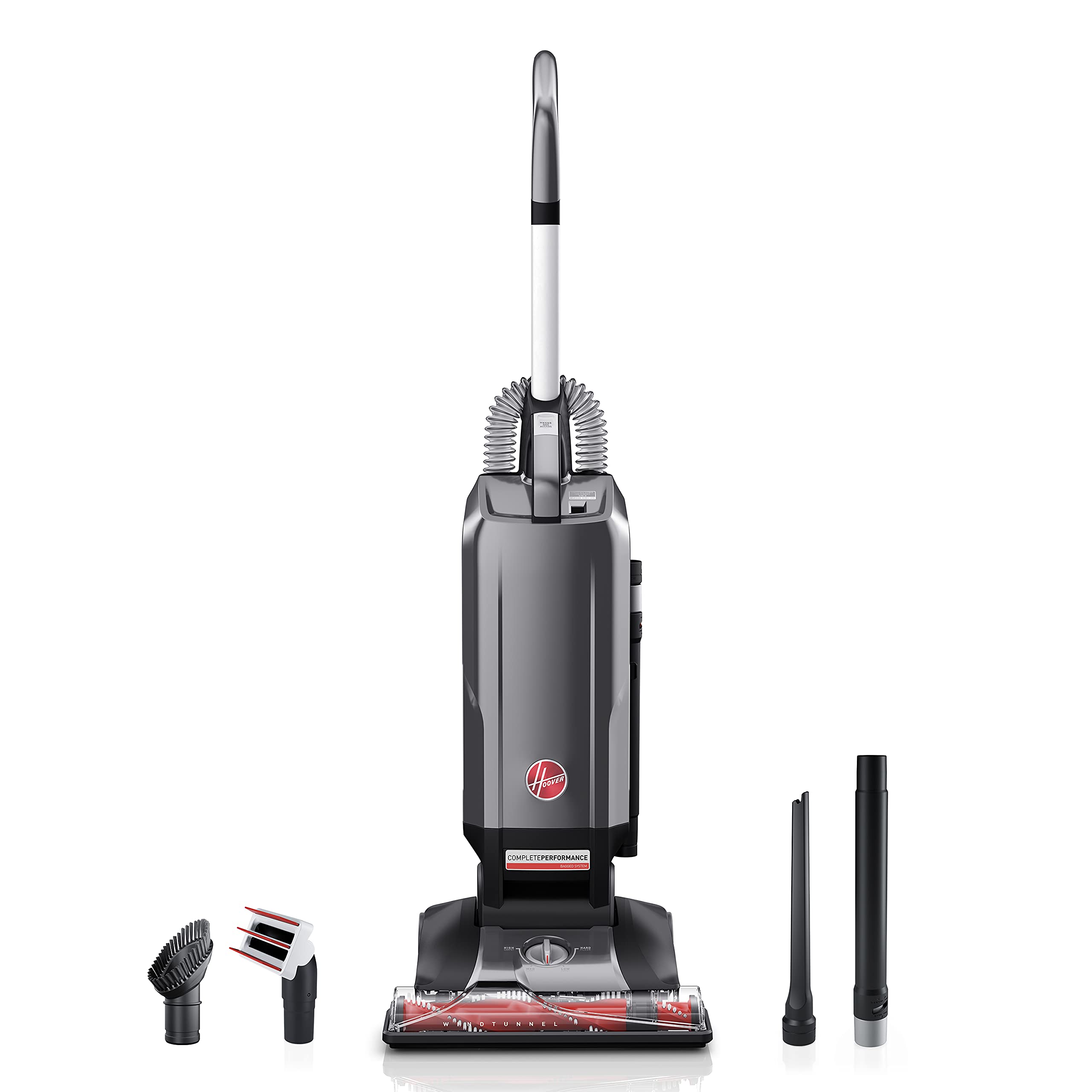 Hoover Complete Performance Advanced Pet Kit Corded Bagged Vacuum Cleaner - 99% Dust Capture, Wide Cleaning Path with 2-in-1 Pet Tool - Powerful Home Vacuum for Pet Hair, Carpets & Hard Floors - Ideal for Pet Owners & Allergy Sufferers