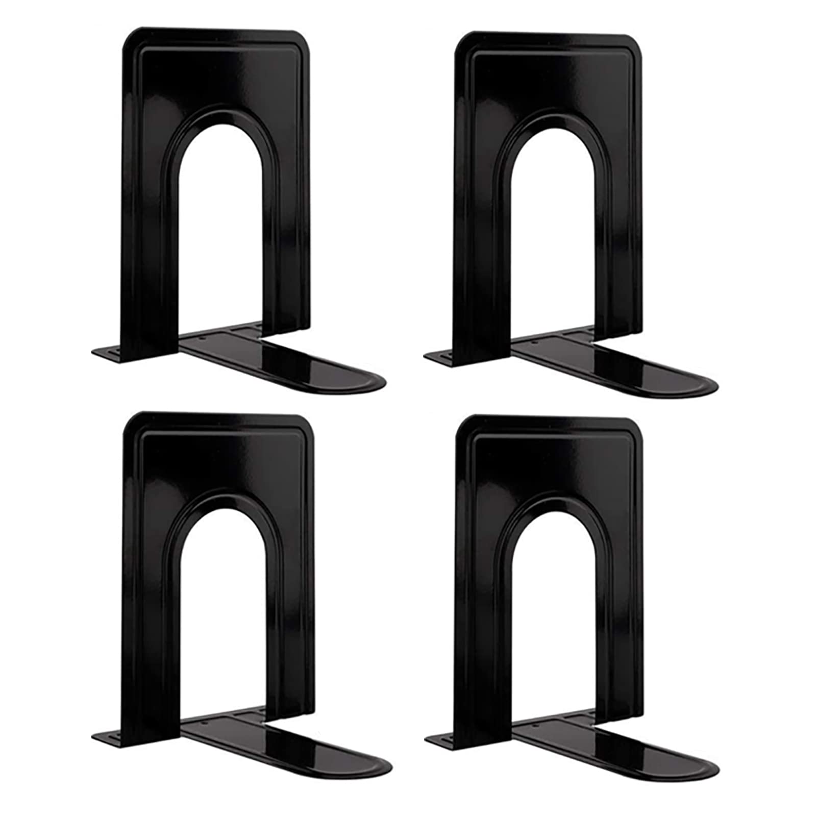Heavy Duty Metal Bookends for Books - 6.5