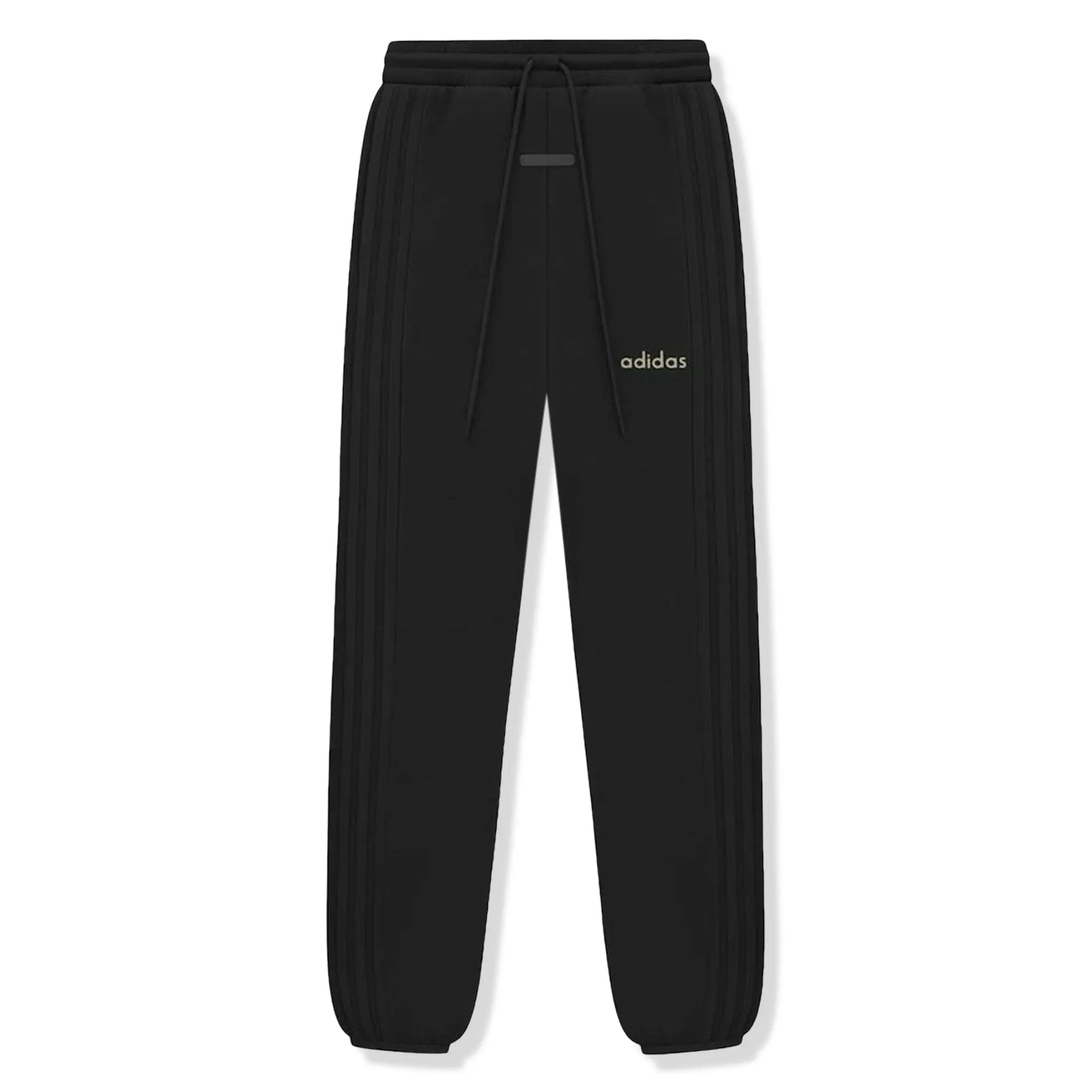 Adidas x Fear of God Athletics Heavy Fleece Black Sweatpants for Men - Comfortable Winter Joggers & Lounge Pants for Gym, Running, and Casual Wear
