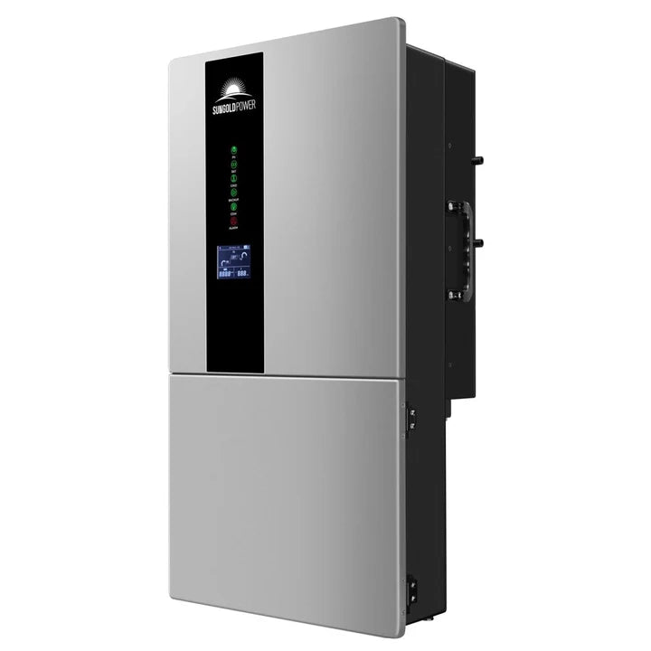 SunGoldPower 11.4KW 48V Split Phase Hybrid Solar Inverter for Home & RV Off-Grid Power System - Solar Energy Storage & Backup Solution for Residential and Mobile Applications