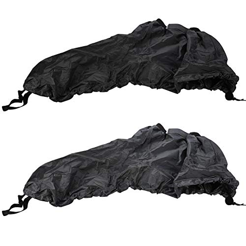 HURRISE Universal Waterproof Kayak Spray Skirt with Adjustable Elastic Straps - Nylon Kayaking Accessory for Whitewater, Sea & Recreational Paddling