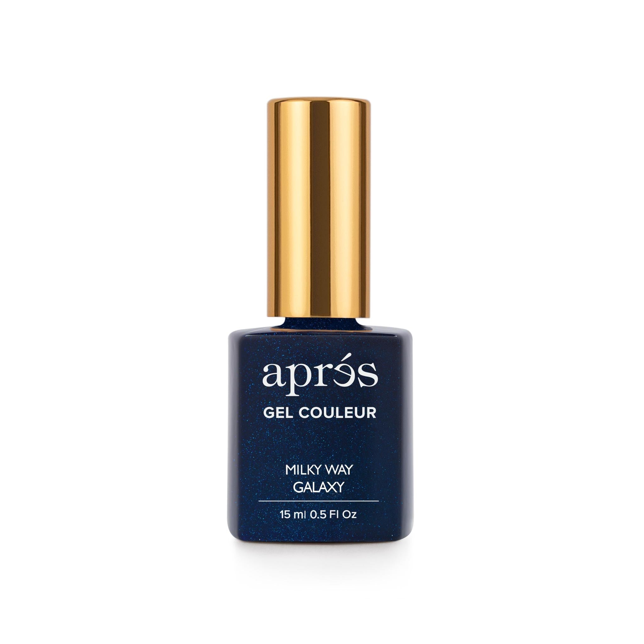 Apres Gel Polish Milky Way Galaxy - Long Lasting Nail Polish for Professional & DIY Manicures - Perfect for Parties, Weddings & Special Occasions