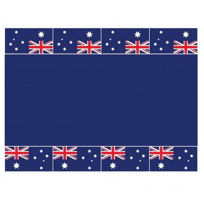 Australia Day Theme Table Cover - Patriotic Party Decor for National Day Celebrations & Outdoor Events