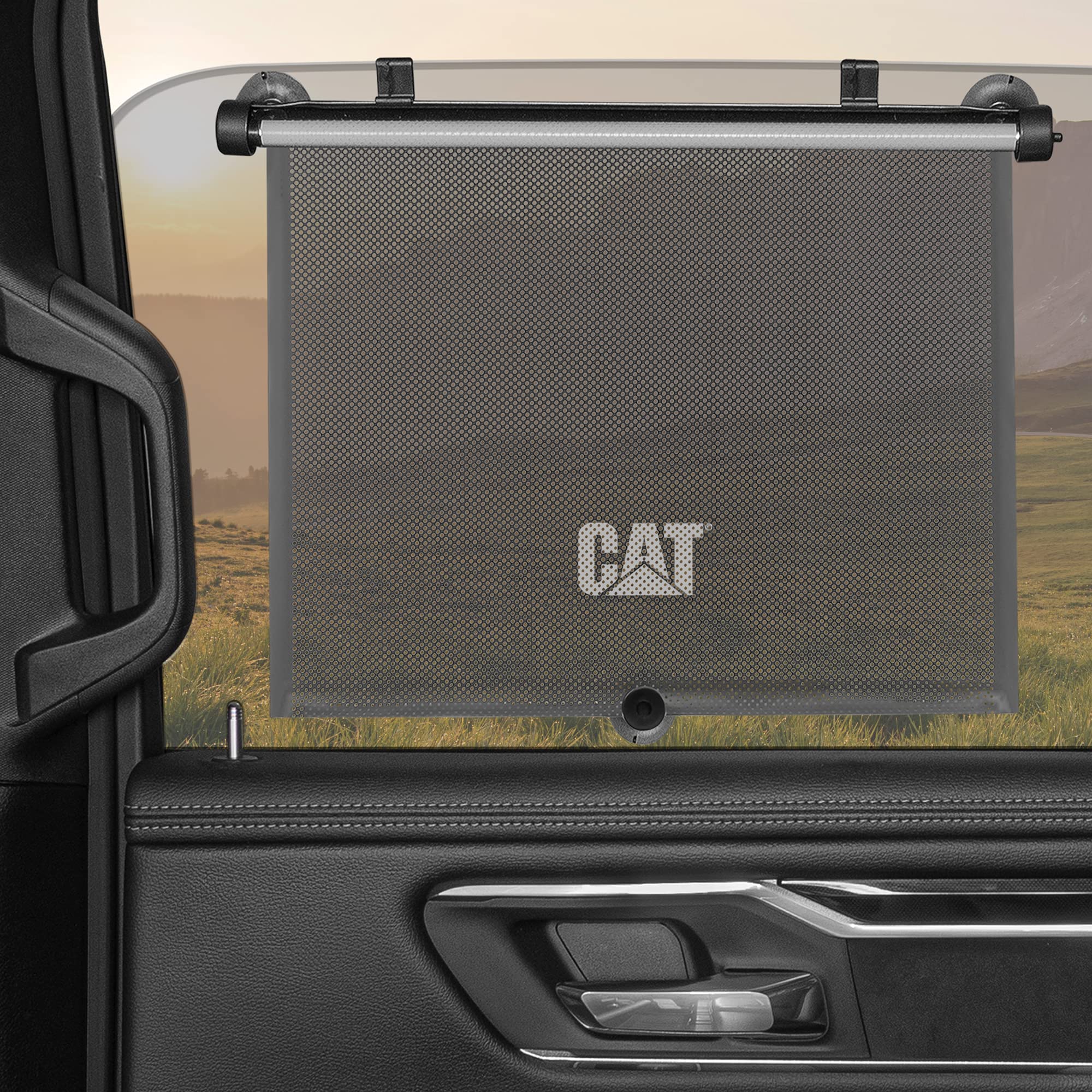 CAT® Car Window Shades for Back Windows - Retractable Sun Shade Visor for SUV, Truck & Baby Protection (14