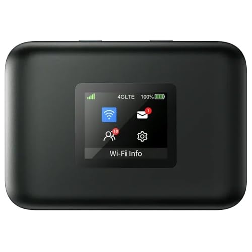 Renewed AT&T Turbo Hotspot 3 Mobile WiFi Router - AT&T Locked (Like New, Black) | Portable Internet for Travel, Remote Work & Emergency Connectivity
