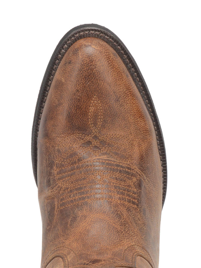 Laredo 68452 Men's Western Boots - Round Toe Cowboy Boots in Tan Birchwood for Riding, Work & Casual Wear