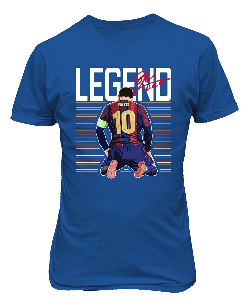 Barcelona FC Lionel Messi Kneeling T-Shirt - Soccer Jersey for Fans, Gifts & Game Day Outfits
