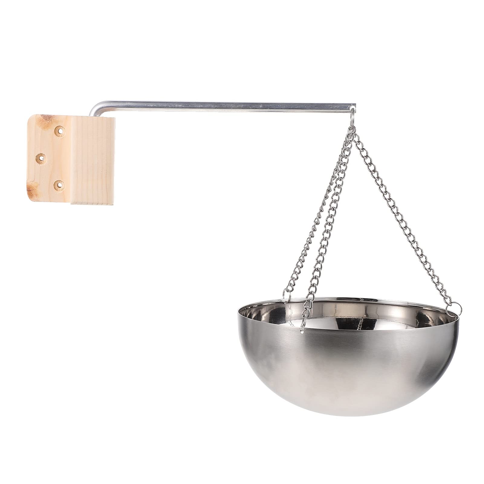 INOOMP Stainless Steel Sauna Essential Oil Bowl Holder - Hanging Fragrance Plate for Spa & Sauna Room Accessories - Perfect for Aromatherapy, Relaxation & Wellness Sessions