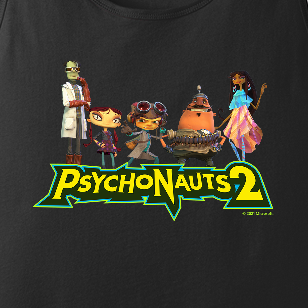 Psychonauts 2 Logo Tank Top for Men & Women - Official Video Game Graphic Tee - Casual Gamer Shirt for Cosplay, Conventions & Everyday Wear