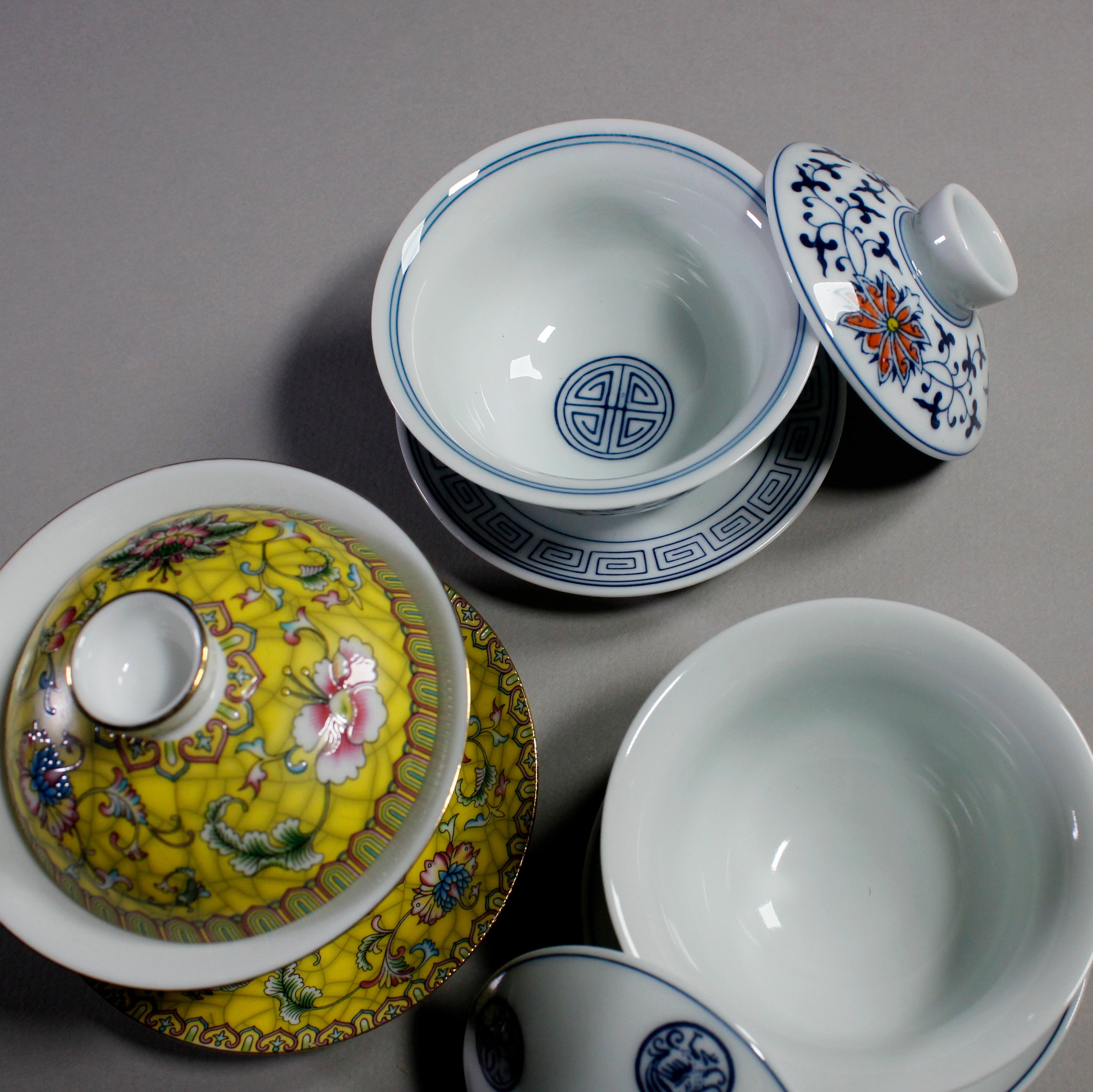 Premium Fire Flower Gaiwan Teapot - 4 oz Ceramic Chinese Tea Set for Gongfu Brewing - Perfect for Loose Leaf Tea, Home Tea Ceremony & Gift Giving