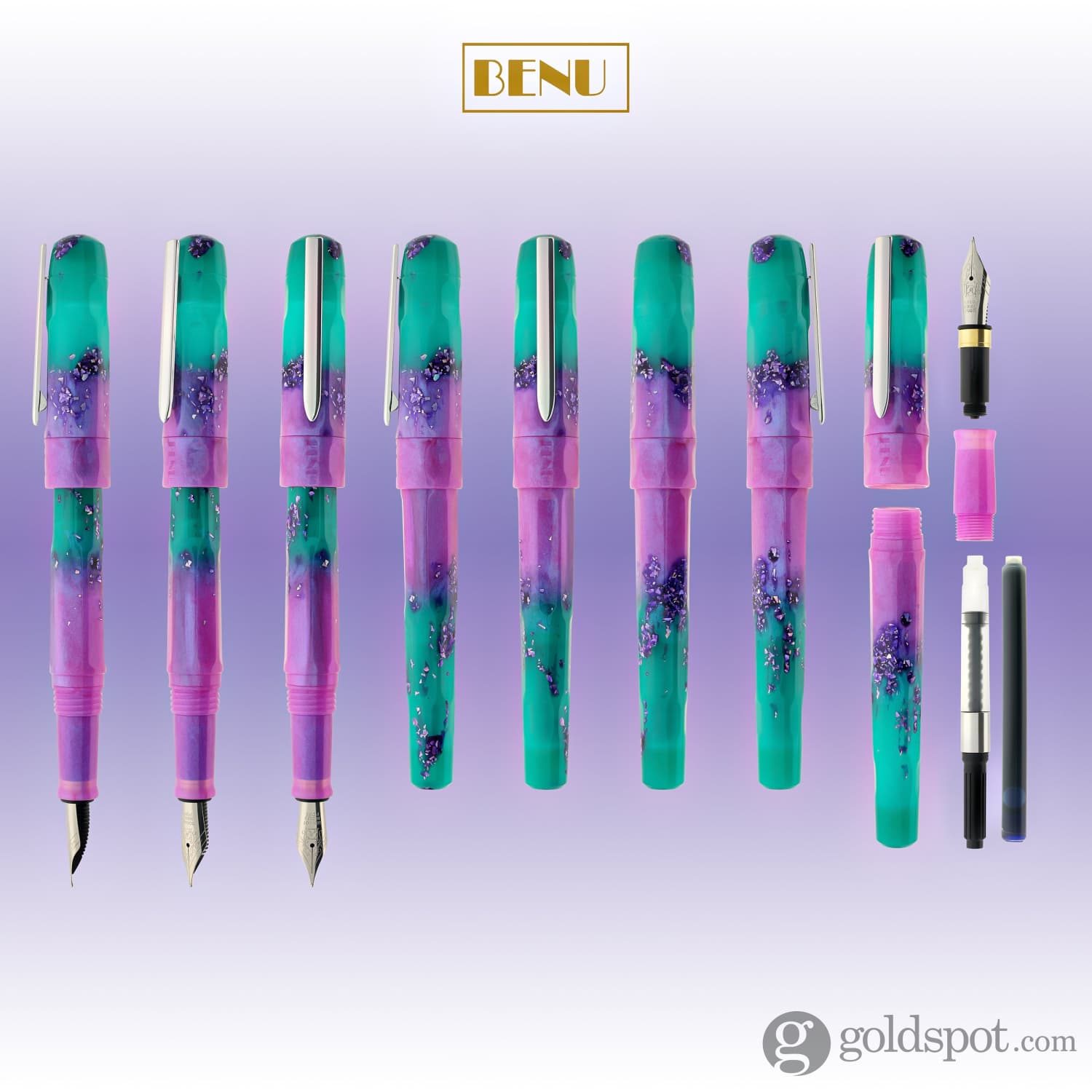 Benu Talisman Mandrake Fountain Pen - Elegant Handcrafted Writing Instrument for Calligraphy, Journaling & Gift Giving