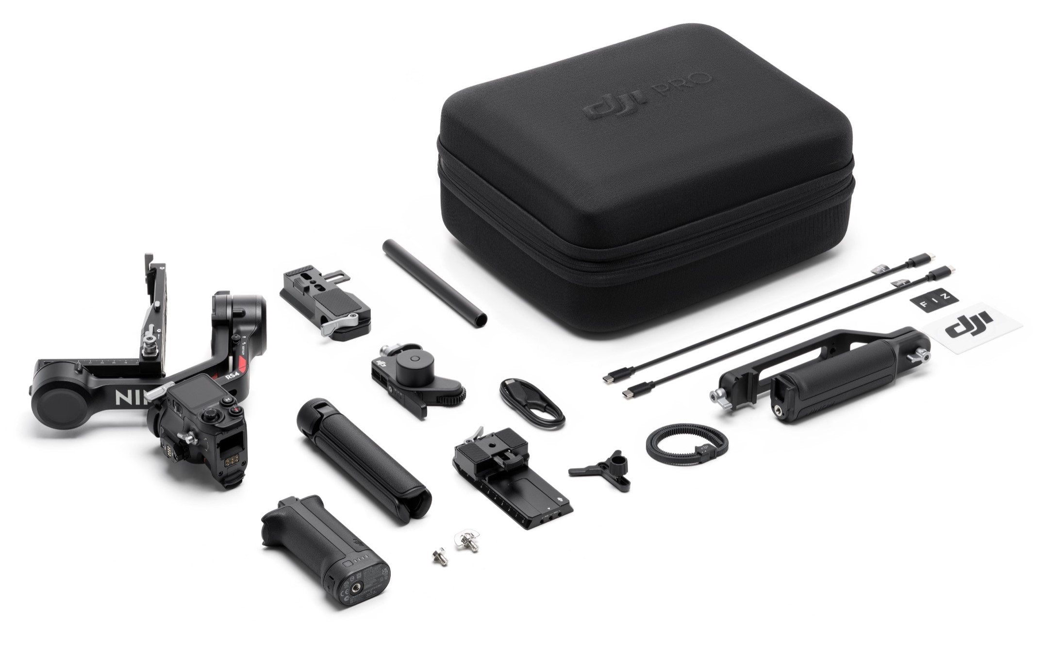 DJI RS 4 Gimbal Stabilizer Combo - Professional 3-Axis Camera Stabilizer for Mirrorless & DSLR Cameras - Perfect for Vlogging, Filmmaking & Live Streaming