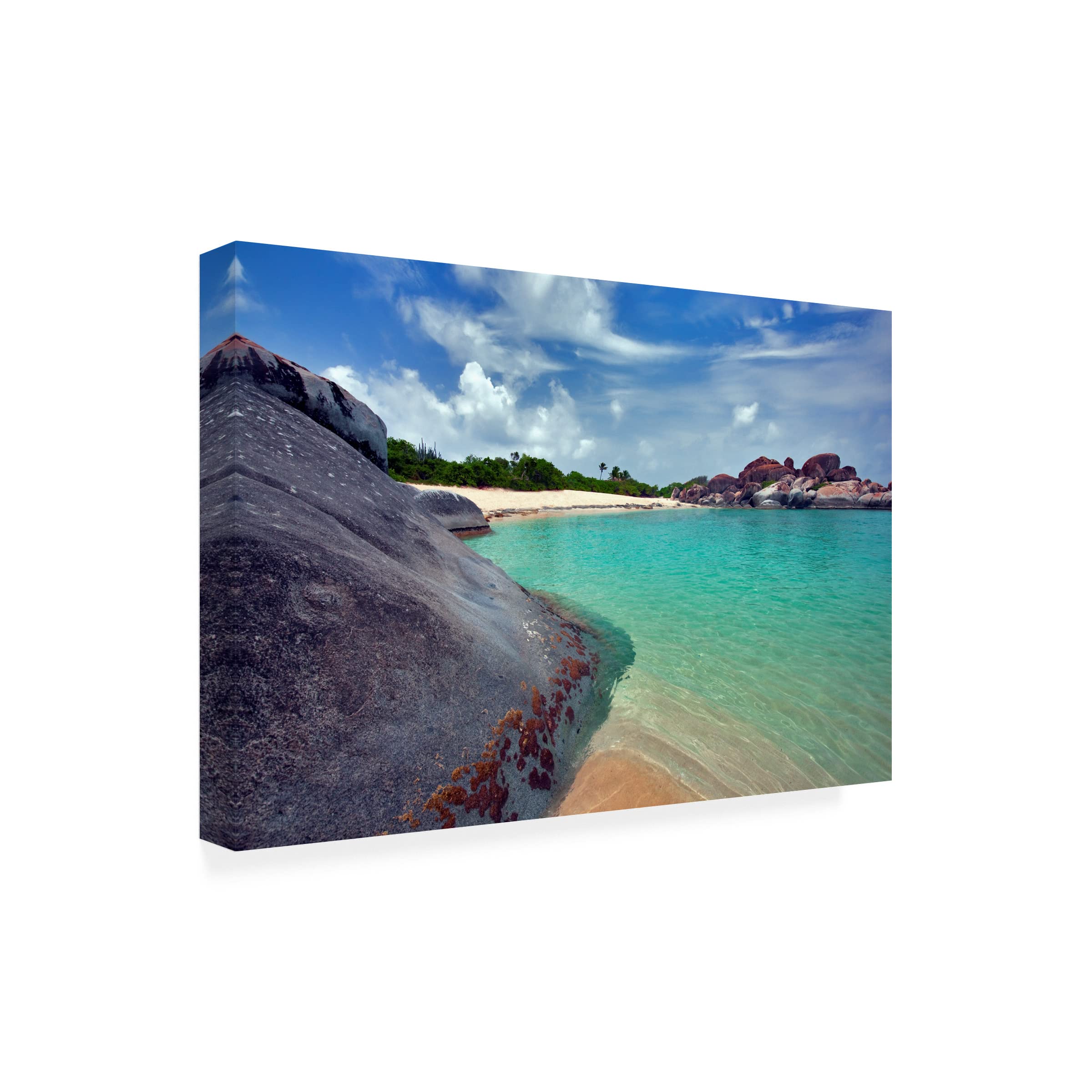 Dennis Frates 'Beach 9' Canvas Wall Art Print - Coastal Decor for Living Room, Bedroom & Office - High Quality Fine Art Reproduction