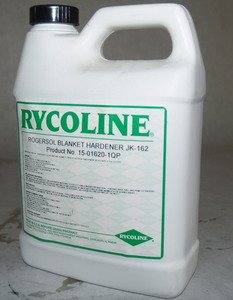 PSD Rycoline Blanket Hardener - 1 Gallon for Improved Blanket Release | Unique Formulation for Lightweight Substrates, Carbonless & Enamels | Ideal for Printing Press Maintenance & Commercial Printing Applications