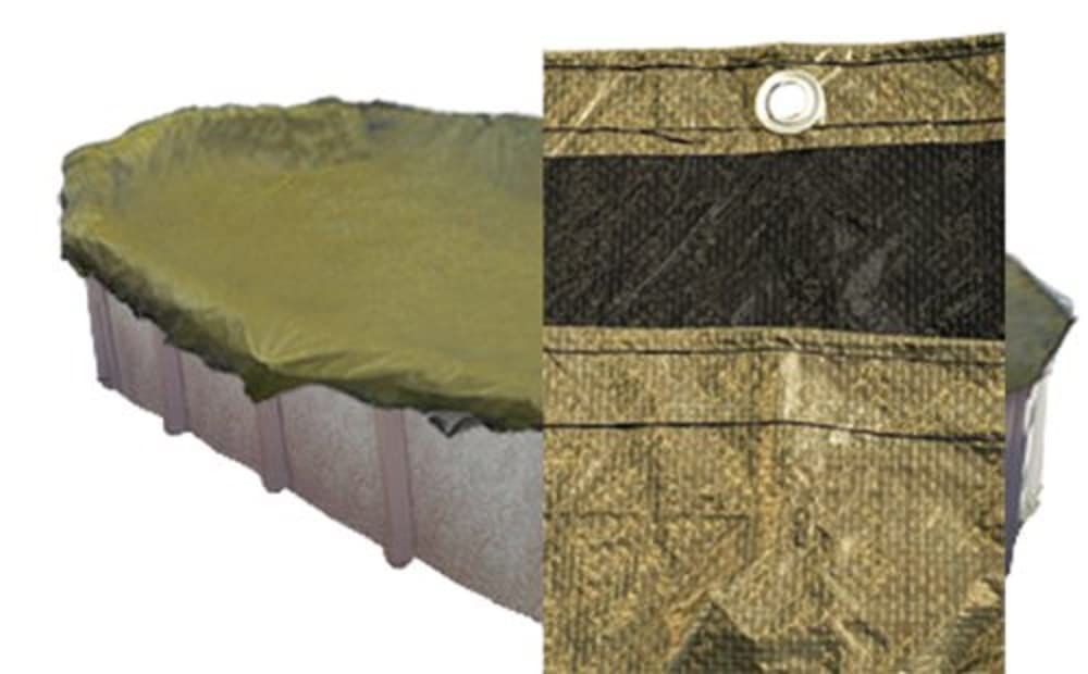 BT1834 Emperor Winter Pool Cover for 18x34 Feet Oval Above Ground Swimming Pools - Heavy Duty Protection for Winter Season, Snow & Debris Protection, All-Weather Use