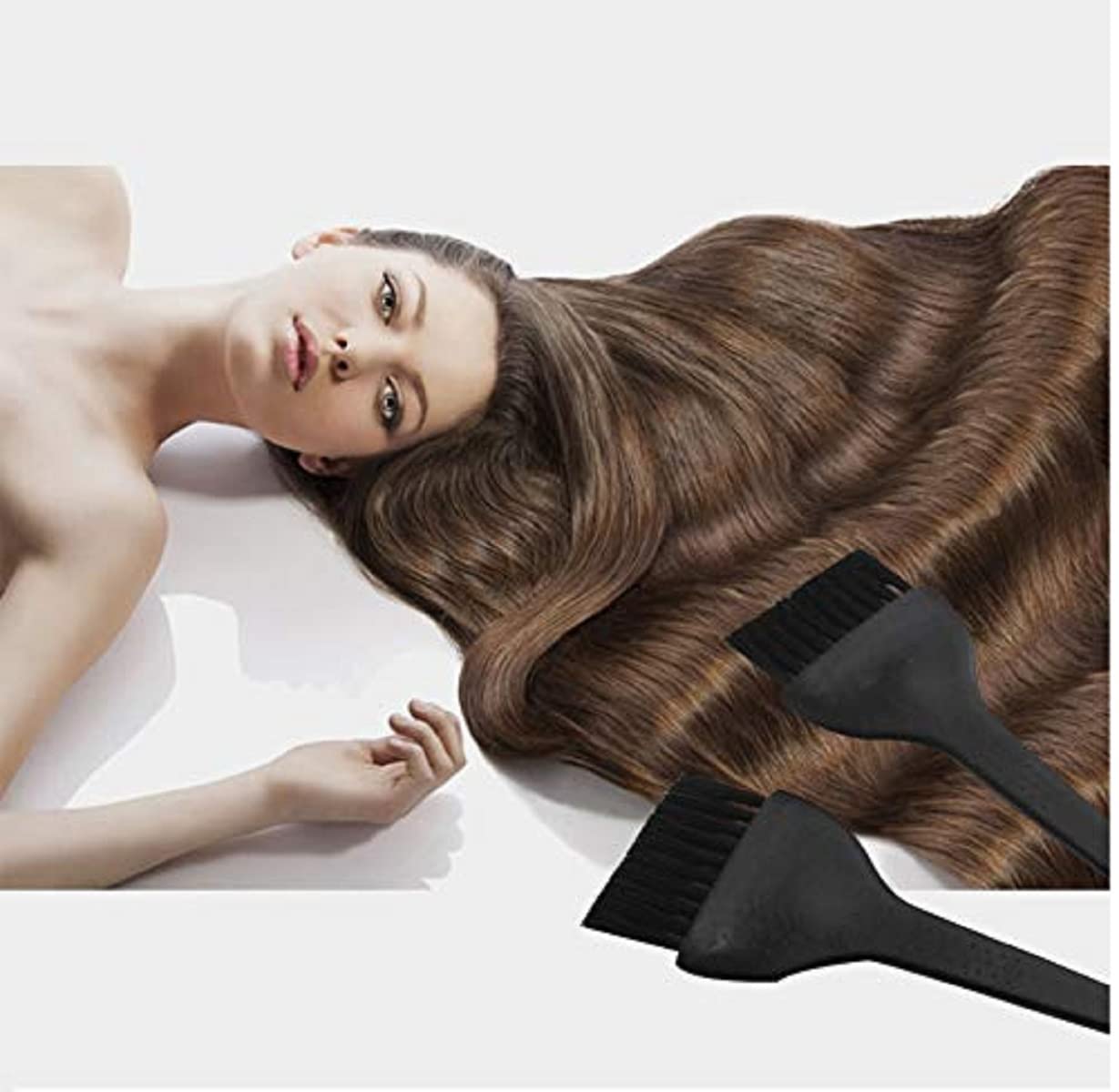 ZAUKY Hair Dye Brush - Long Tail Coloring Applicator for Men & Women | Home Salon Use