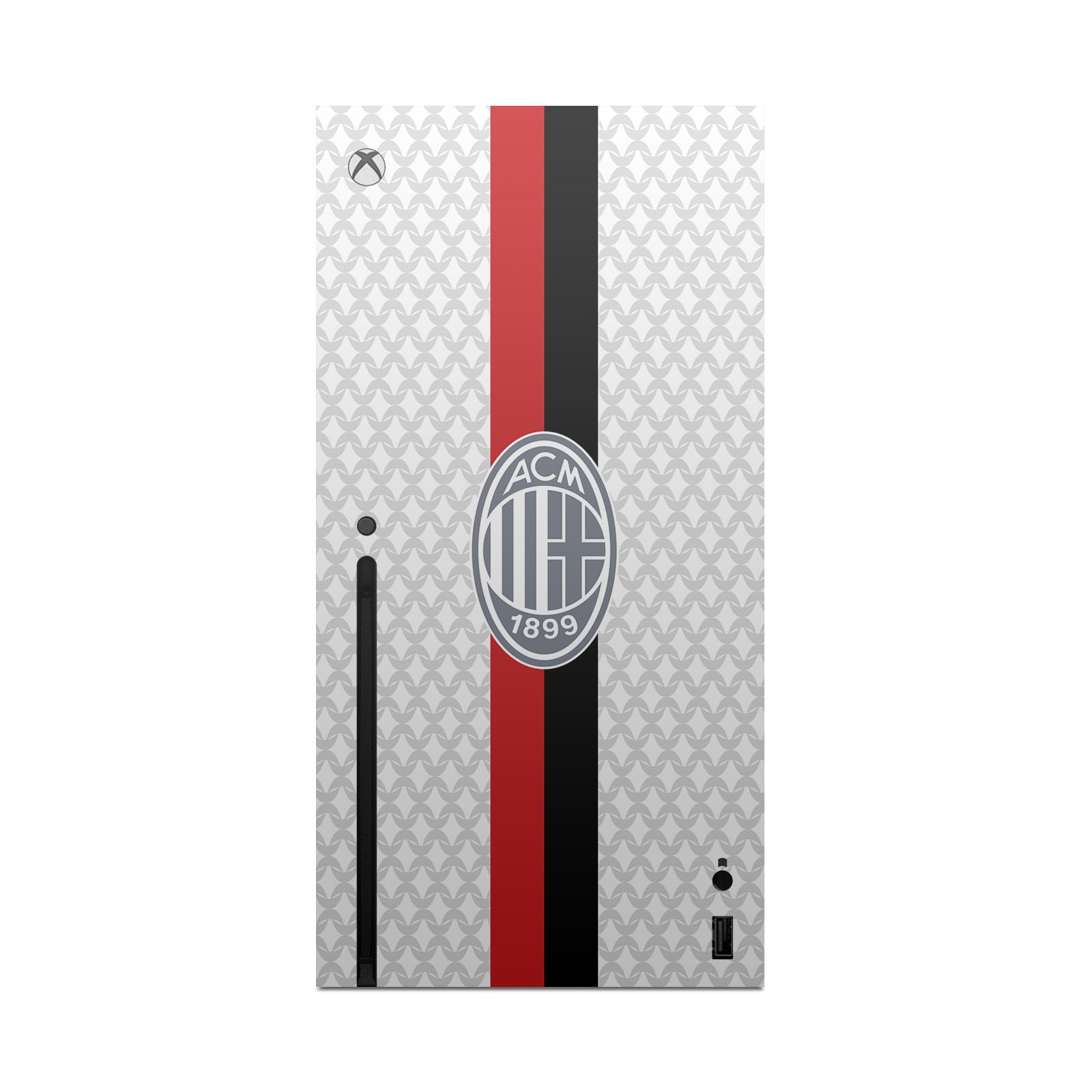 Official AC Milan Away Kit 2023/24 Vinyl Gaming Skin Sticker Compatible with Xbox Series X Console - Football Fan Gift, Gaming Accessory for Sports Enthusiasts