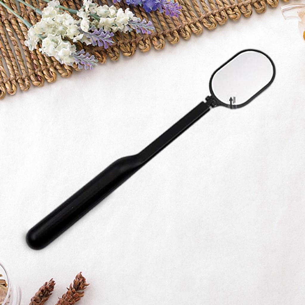 LOSA Beauty Professional Eyelash Extension Inspection Mirror - Black - Perfect for Lash Artists & Salon Use - Ideal for Checking Lash Extensions, Volume Lashes & Lash Lift Results