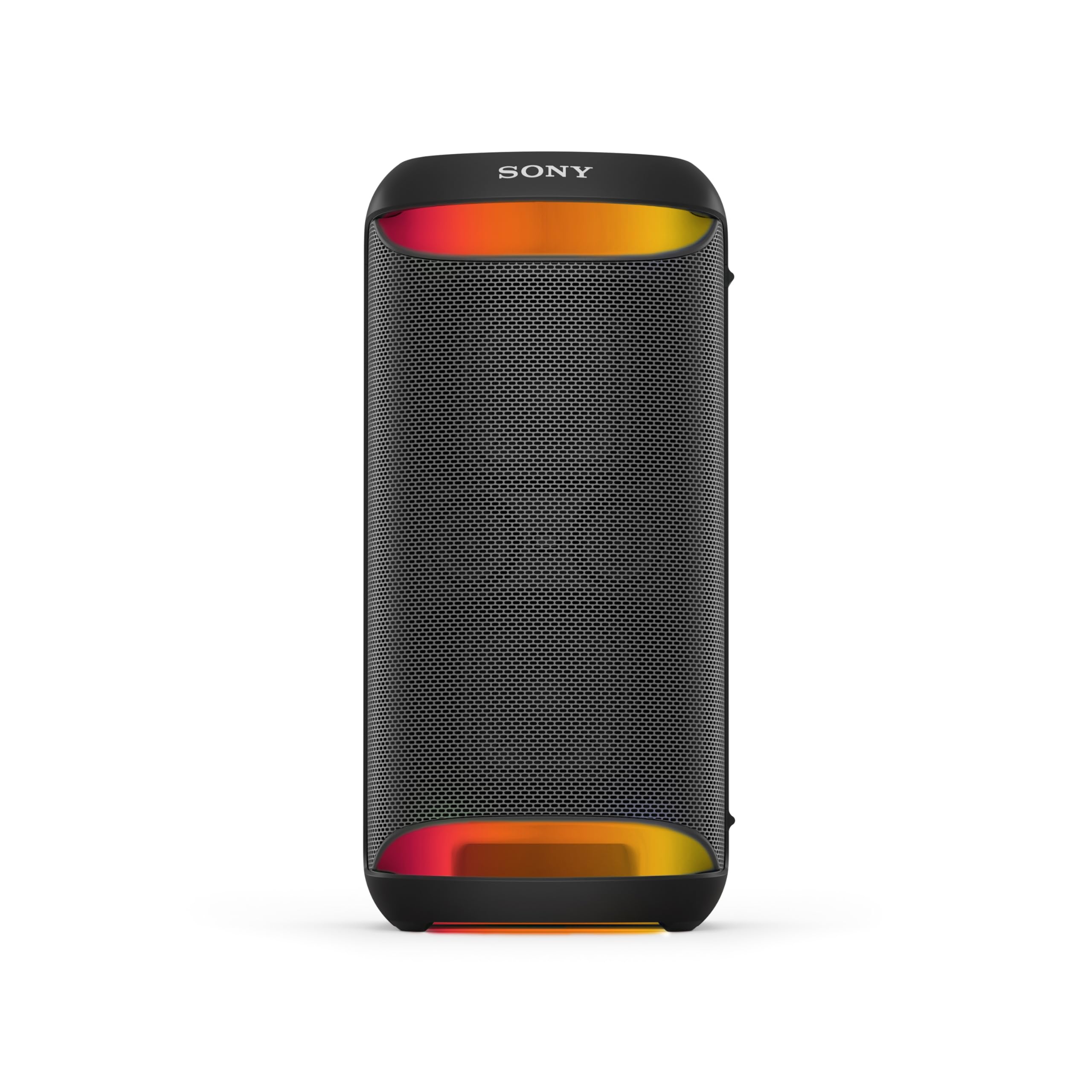 Sony SRS-XV500 Wireless Bluetooth Party Speaker with Powerful Sound, MEGA BASS, 25-Hour Battery - Portable Karaoke Speaker with LED Lights, IPX4 Waterproof, Mic/Guitar Inputs - Perfect for Outdoor Parties, Beach Trips & Home Entertainment (Black)
