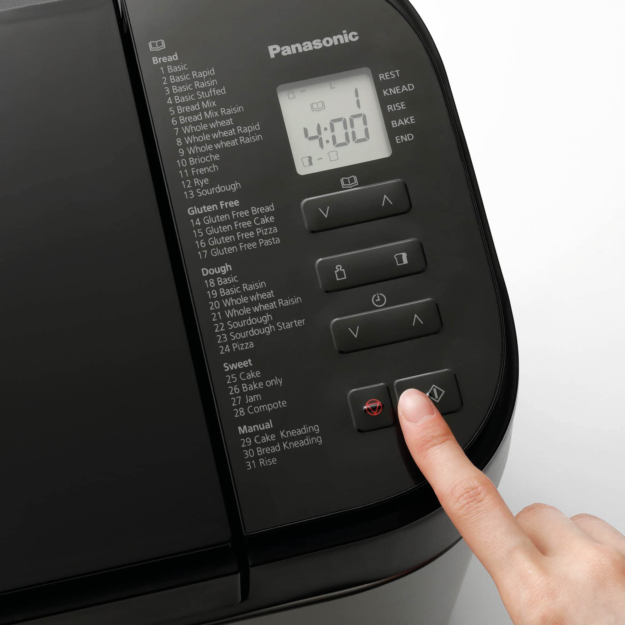 Panasonic SD-YR2550SXE Bread Maker with 31 Baking Programs, Yeast & Nut Dispenser, 13-Hour Digital Timer - Perfect for Homemade Bread, Pizza, Gluten-Free Baking, Cakes & Jams - Ideal for Kitchens, Bakeries & Healthy Living
