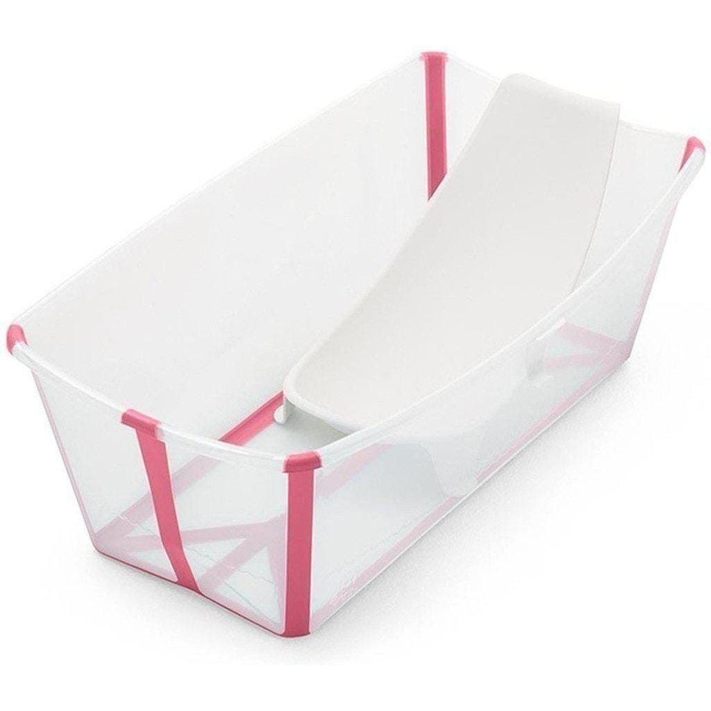 Stokke Flexi Bath Baby Tub with Newborn Support - Foldable Bathtub for Infants & Toddlers - Perfect for Bath Time, Travel & Space Saving at Home
