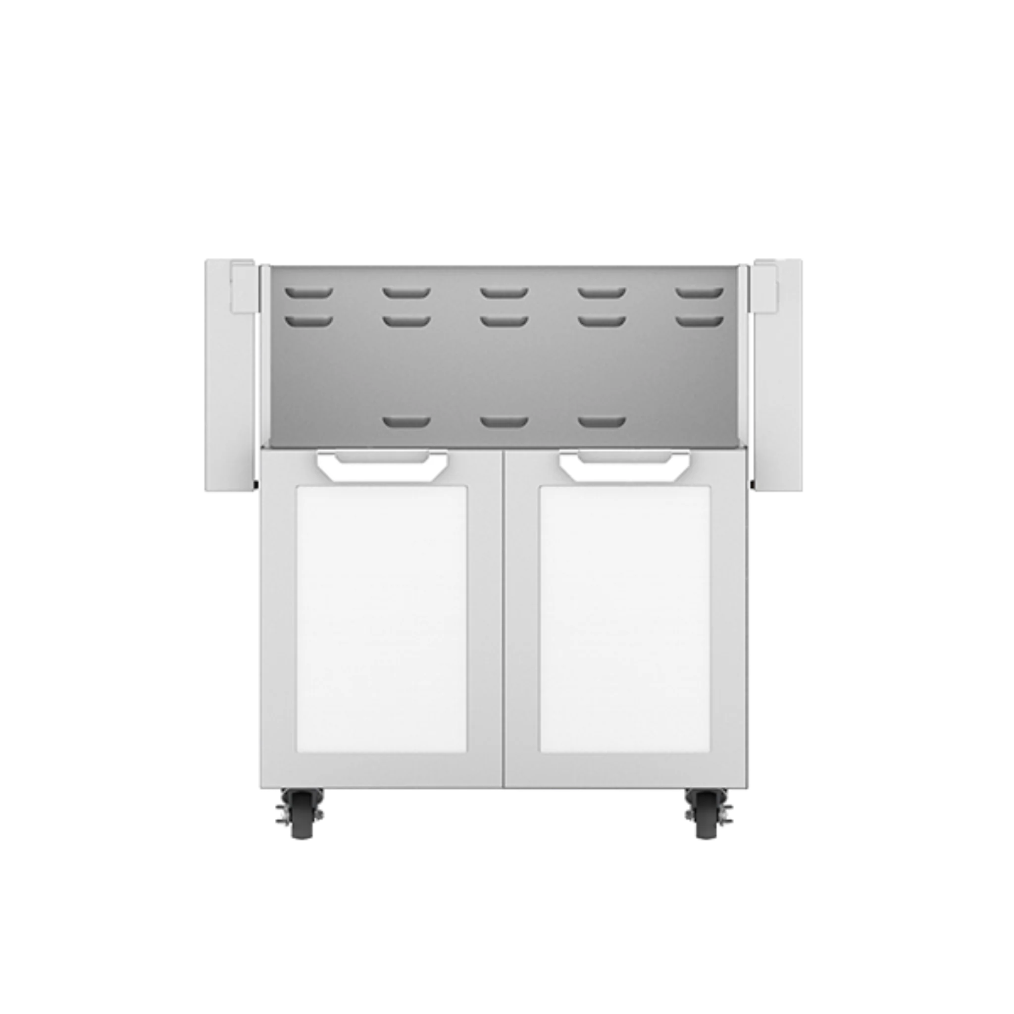 Hestan GCD30 30-Inch Outdoor Tower Cart with Double Doors - Heavy Duty Stainless Steel Storage Cabinet for Patio, Garden, and Poolside Use