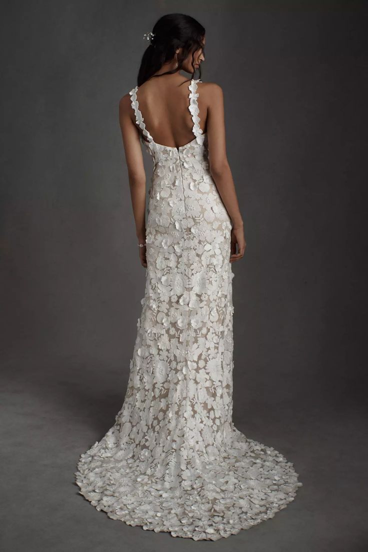 BHLDN Brigitta Gown - Elegant Wedding Dress for Brides | Perfect for Beach, Garden & Formal Weddings