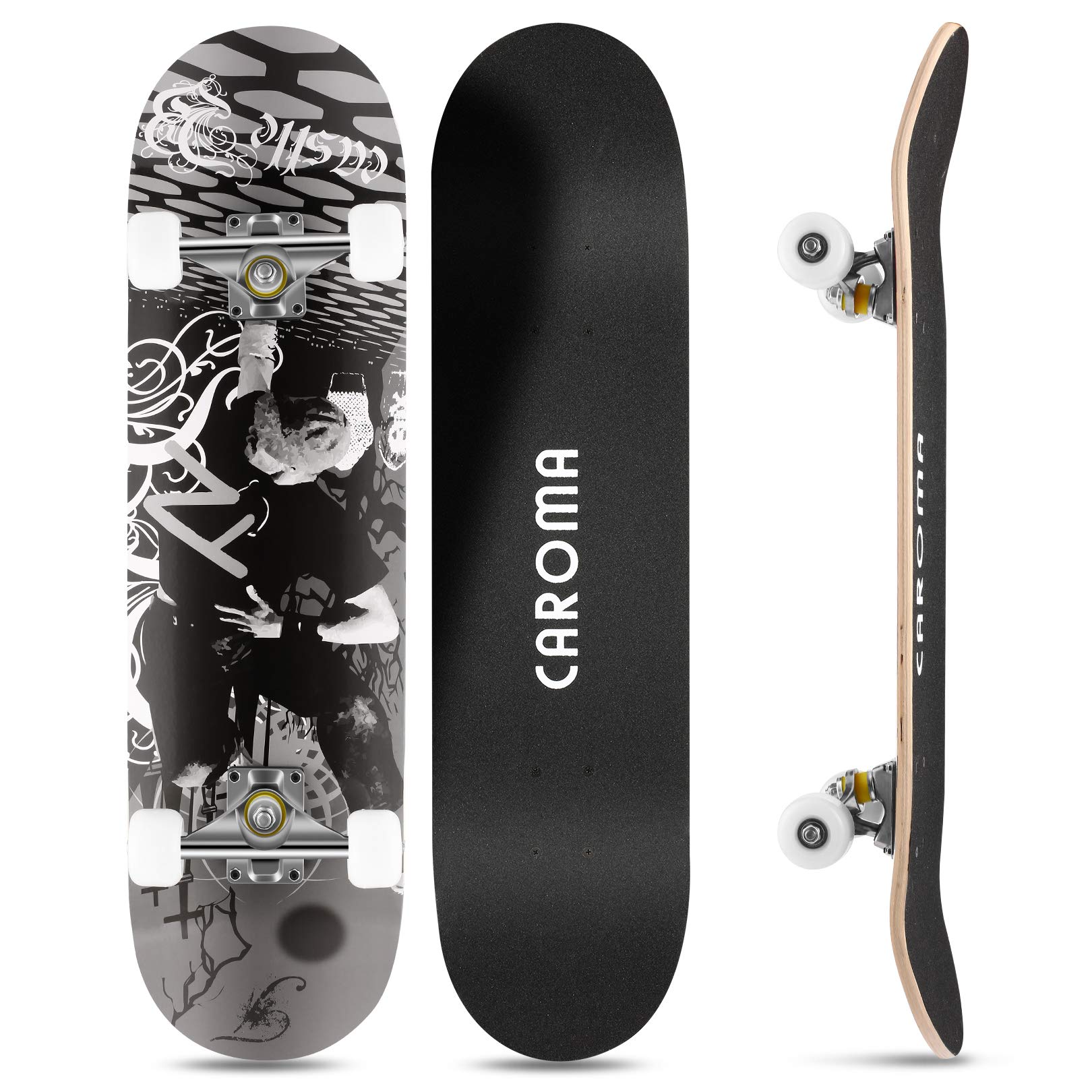 Caroma 31 Inch Beginner Skateboard - Complete 31.1