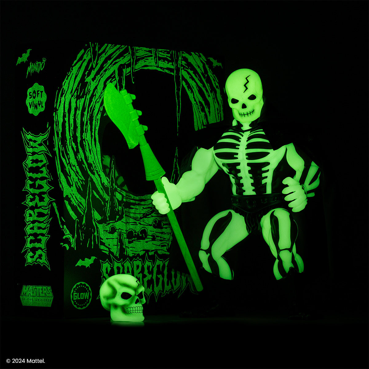 Masters of the Universe Scareglow Soft Vinyl Figure - Classic Variant Collectible Toy for Fans | Perfect for Display, Gifts, and He-Man Collections