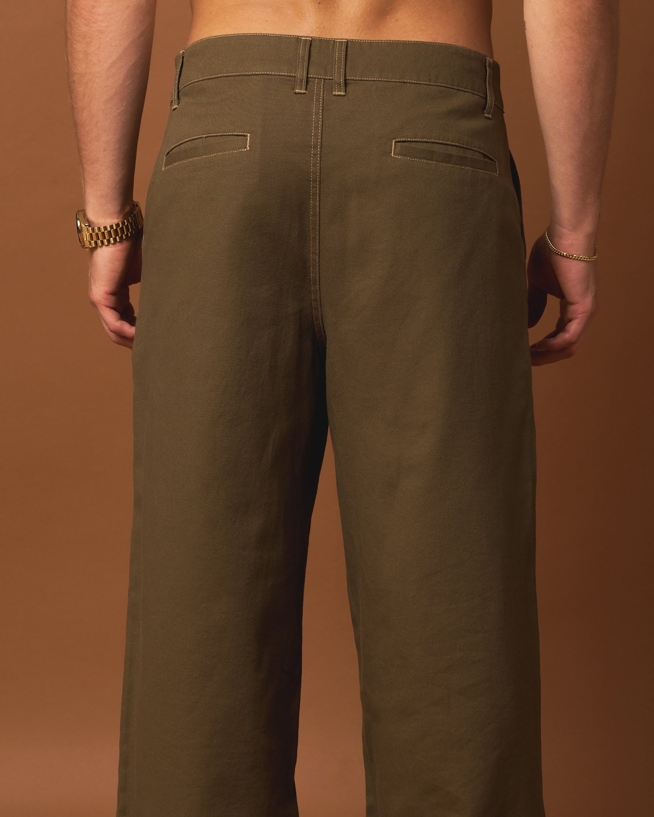 404 Painter Double Knee Work Pants - Durable Khaki Workwear for Construction & Painting - Perfect for Job Sites & DIY Projects