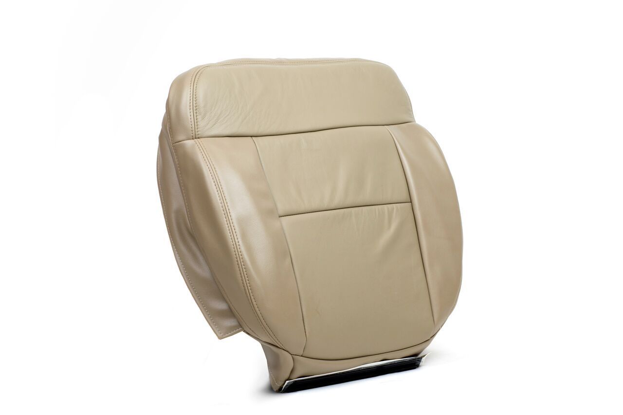 2005-2008 Ford F150 Lariat Seat Covers - Premium Tan Leather or Vinyl Replacement Covers for Comfort & Protection | Perfect for Daily Commute, Road Trips & Off-Road Adventures
