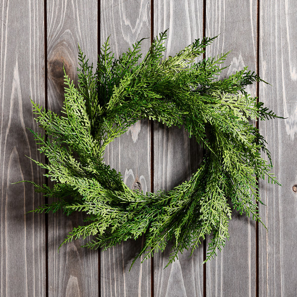 12 Pack Artificial Cedar Hanging Wreaths - Green Christmas Decor for Doors, Windows & Holiday Home Decor - Perfect for Indoor/Outdoor Holiday Season Decorating