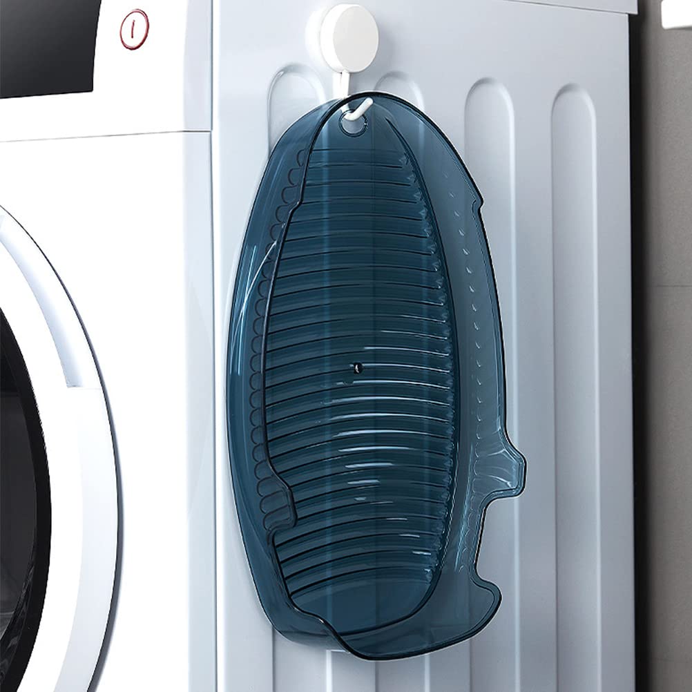 Operitacx Blue PET Washboard - Portable Clothes Washing Board for Laundry, Camping & Travel - Durable Plastic Scrubber for Hand Washing Clothes - Perfect for Small Spaces, Apartments & Outdoor Use