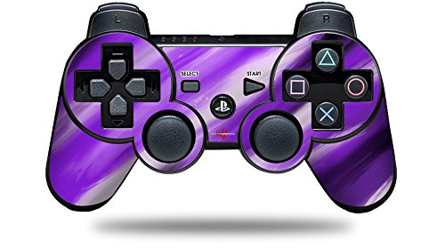 Sony PS3 Controller Decal Skin - Custom Paint Blend Purple Protective Cover (Controller Not Included) for Gaming, Collecting & Console Protection