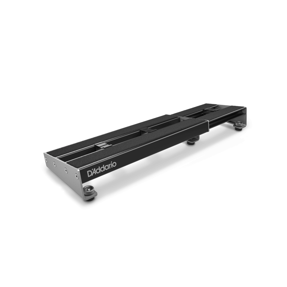 D'Addario XPND Single Row Pedalboard - Expandable Guitar Effects Pedal Board for Musicians | Perfect for Live Performances & Studio Recording