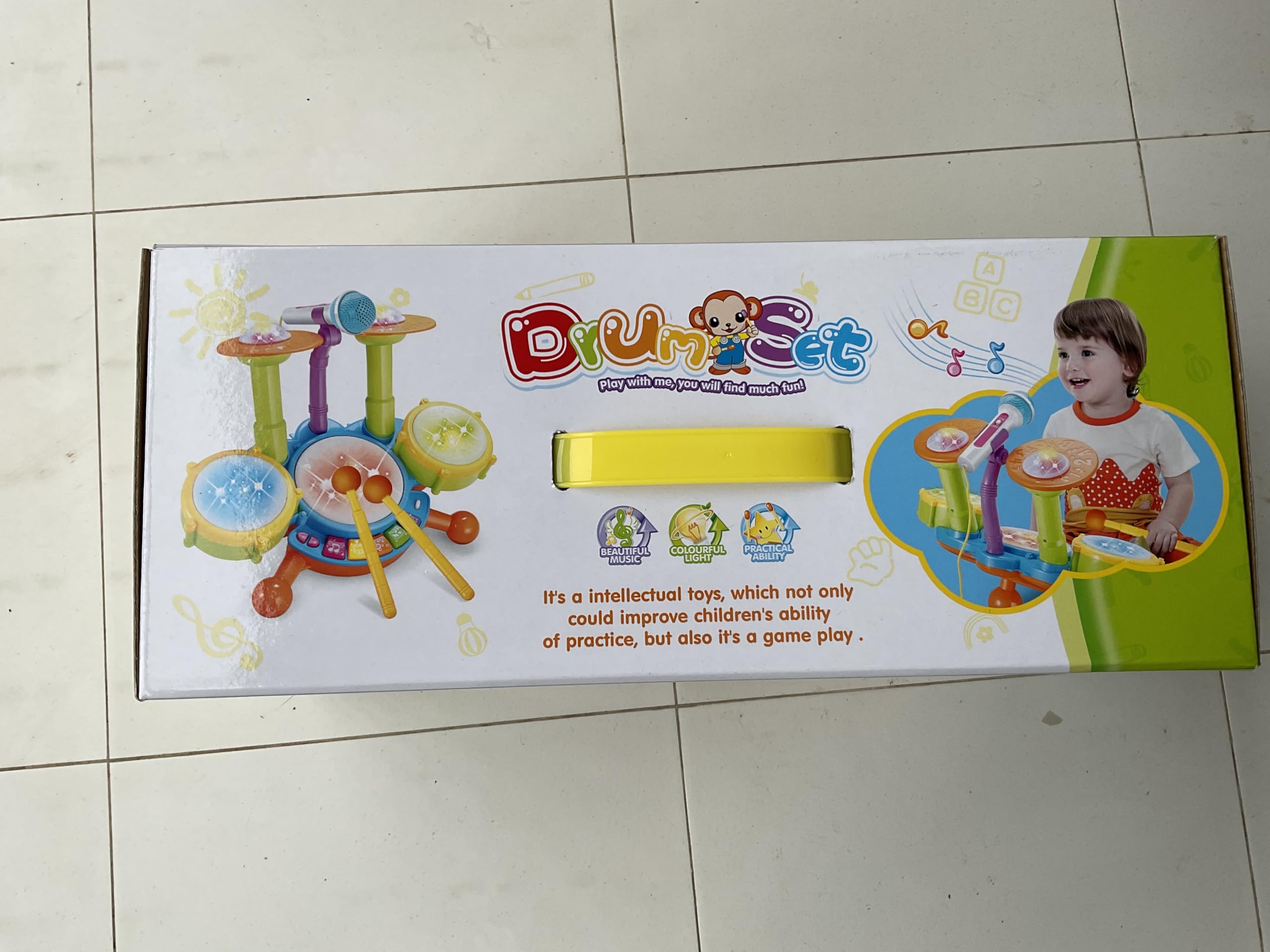 Best Toddler Drum Set with Microphone for Kids Ages 1-5 Years - Musical Toy for Boys & Girls (1-3 Years) - Perfect Birthday & Christmas Gift for Babies 6-18 Months - Fun Early Learning & Pretend Play Instrument