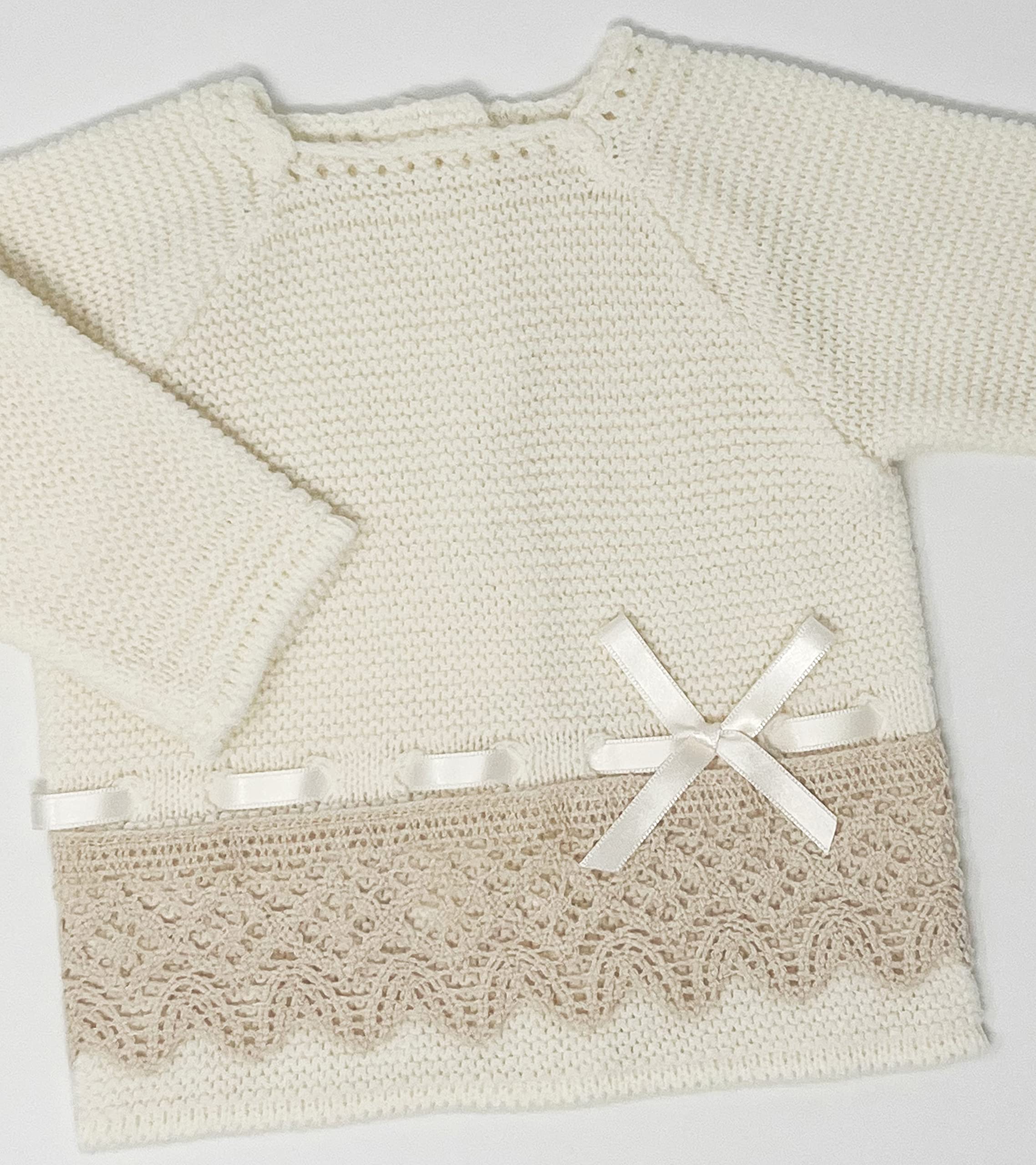 Newborn Baby Knitted Clothes Set - Soft Cotton Coming Home Outfit for Boys & Girls | Perfect for Hospital Photos, Christening & First Birthday
