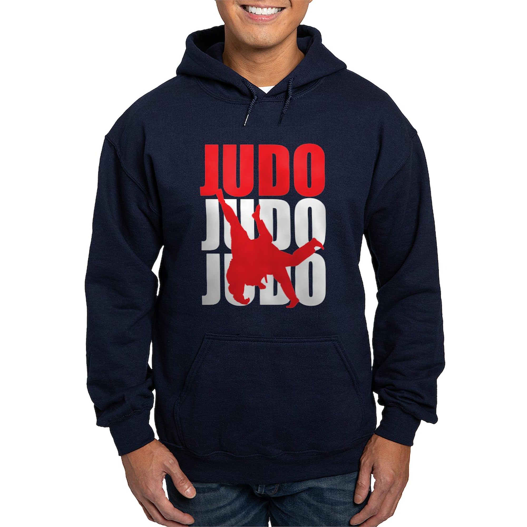 Judo Hoodie for Men - Dark Regular Fit Pullover Sweatshirt | Comfortable & Stylish for Training, Gym, and Casual Wear