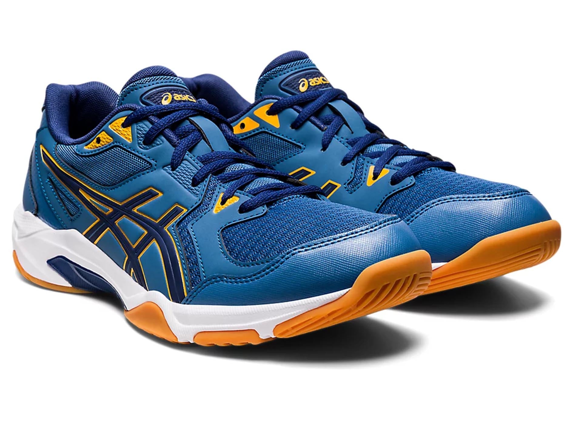 ASICS Men's Gel Rocket 10 Volleyball Shoes - Court Sports Indoor/Outdoor Athletic Shoes for Volleyball, Badminton & Squash - Lightweight Cushioning for Enhanced Performance (Model 1071A054-407)