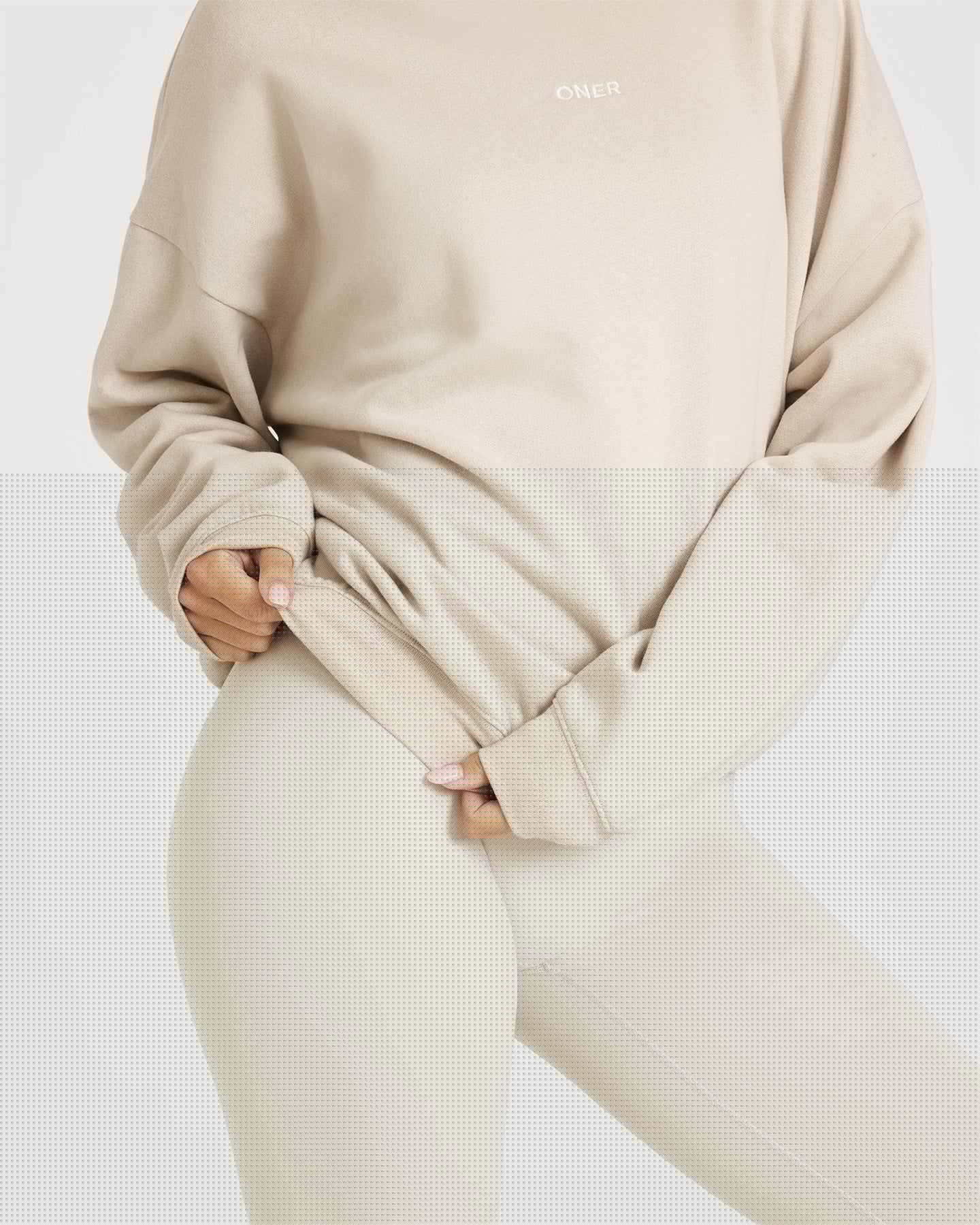 Premium Mid Weight Sweatshirt for Men & Women | Soft Cotton Blend Pullover | Sand Color | Perfect for Casual Wear, Layering & Outdoor Activities