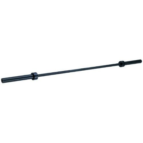 Ader Black 2-Inch Olympic Bar 7-Foot (86-Inch) Weightlifting Barbell for CrossFit, Powerlifting & Home Gym Workouts