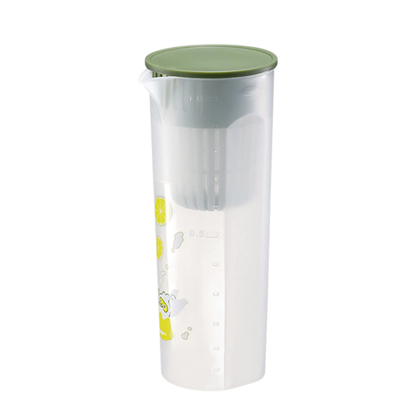 **2L Transparent Plastic Cold Water Bottle for Refrigerator - Large Capacity Insulated Mug for Hot & Cold Drinks - Perfect for Home, Office, Gym & Outdoor Activities**