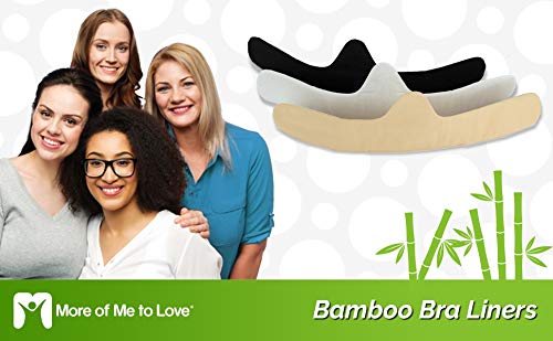 9-Pack Viscose Cotton Blend Bra Liner Set - Breathable Comfort for Women, White, X-Large - Perfect for Sports, Yoga & Everyday Wear