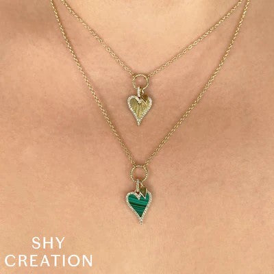 0.12 Carat Diamond Heart Necklace - Elegant Dainty Pendant for Women, Perfect Gift for Valentine's Day, Anniversary & Special Occasions