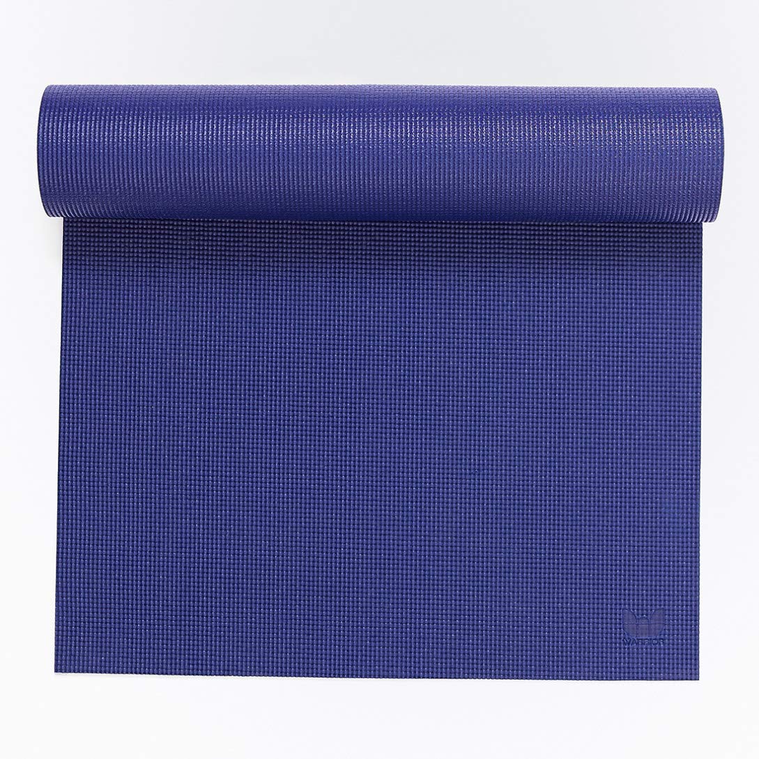 Premium Natural Rubber Yoga Mat for Fitness & Warrior Poses - Non-Slip, Eco-Friendly, 5mm Thick (Crimson/Bordeaux) - Ideal for Home Workouts, Hot Yoga & Pilates Classes